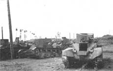эпизод 6п несколько танков БТ и Т-26  вближи железннодорожной станции